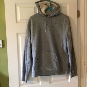 Sherpa Lined waffle hoodie